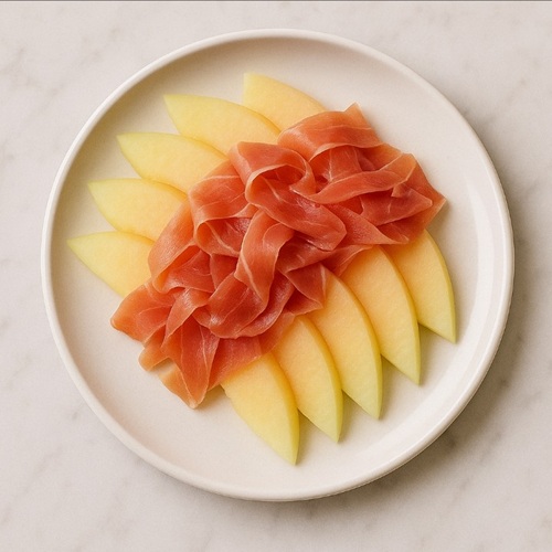 Диня з шинкою