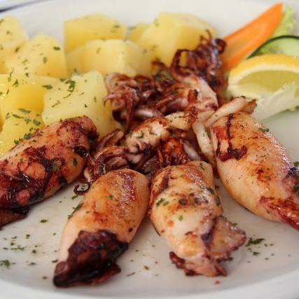 Кальмари на грилі